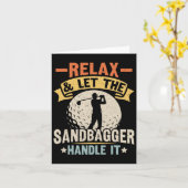Carte Sandbagger Golf Sandbagger (Fleur jaune)
