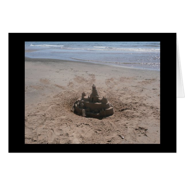 Carte Sandcastle (Devant horizontal)