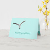 Carte Sandcastle Seagull (Fleur jaune)