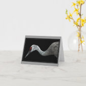 Carte Sandhill Crane (Fleur jaune)