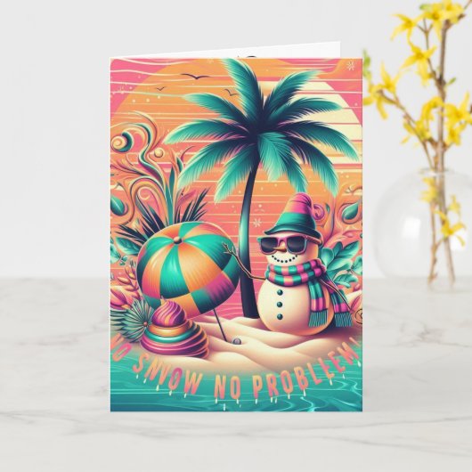 Carte Sandman Christmas Card (Fleur jaune)