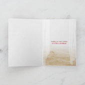 Carte Sandman tropical avec palmier dans la fenêtre (Intérieur)