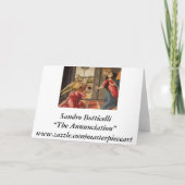 Carte Sandro Botticelli (Dos)