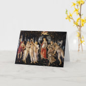 Carte Sandro Botticelli - La Primavera (Fleur jaune)