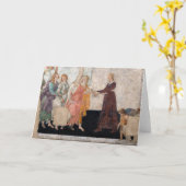 Carte Sandro Botticelli - Vénus et les Trois Grâces (Fleur jaune)