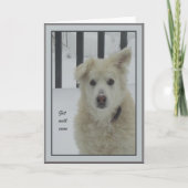 Carte *Sandy Dog - Allez-Vous Bien Bientôt (Devant)