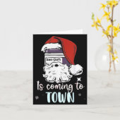 Carte Sani-cloth arrive en ville Funny Nurse Nursing C (Fleur jaune)