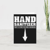 Carte Sanitizer à la main Funny Sarcastique Adulte Humou (Devant)