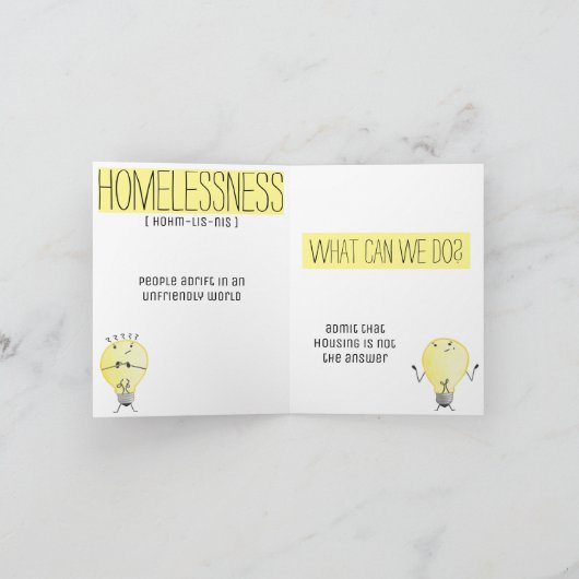 Carte Sans abri (Intérieur)