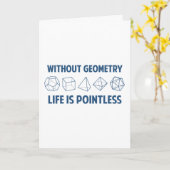 Carte Sans Géométrie, La Vie N'A Pas De Points (Fleur jaune)