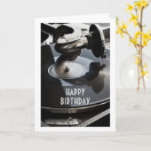 CARTE ***SANS TEMPS*** COMME "VOUS" JEUX ANNIVERSAIRE (Fleur jaune)