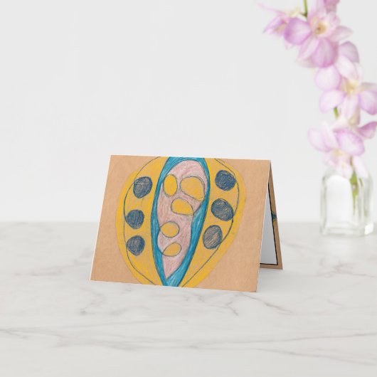 Carte Sans titre, 1908 par Hilma af Klint (Orchidée)