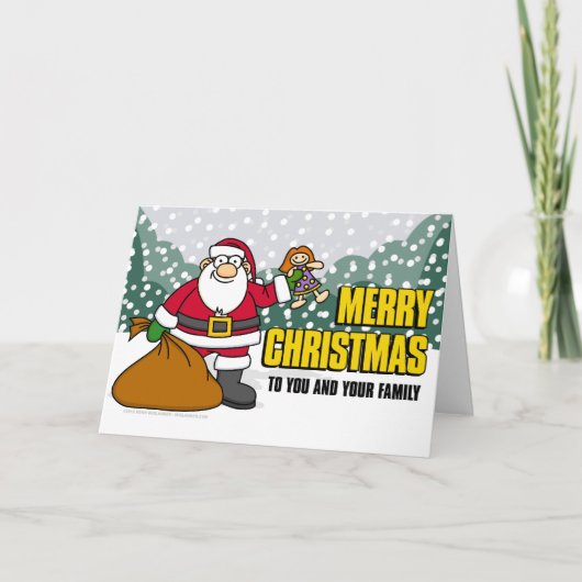 Carte Santa and Presents (Devant)