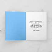 Carte Santa Cheering Snowman Bowling (Intérieur)