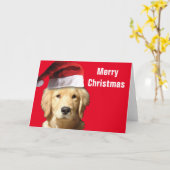 Carte Santa Claus (Fleur jaune)