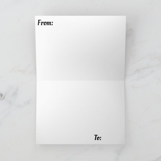 Carte Santa Claus (Intérieur)