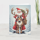 Carte Santa Claus (Devant)