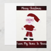 Carte Santa Claus (Devant / Derrière)