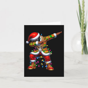 Carte Santa Claus Black African American Xmas Pyjamas 0