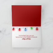 Carte Santa Claus Driving a Speedboat (Intérieur)