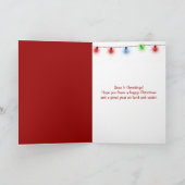 Carte Santa Claus Driving a Speedboat (Intérieur)