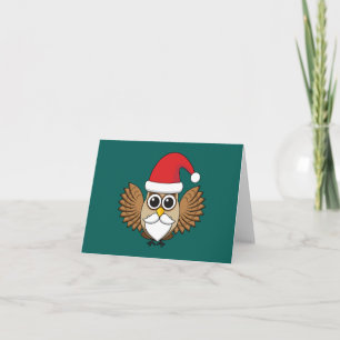 Carte Santa Claus Owl