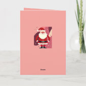 Carte Santa Claus With His Hands On His Hips Being Jolly (Dos)