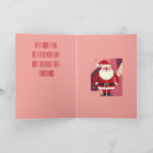 Carte Santa Claus With His Hands On His Hips Being Jolly (Intérieur)