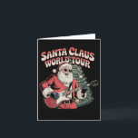 Carte Santa Claus World Tour Rocking Around The Christma<br><div class="desc">Santa Claus World Tour Rocking Around The Christmas Tree</div>