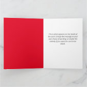 Carte Santa Clause QR Code Design Funny Christmas Card (Intérieur)