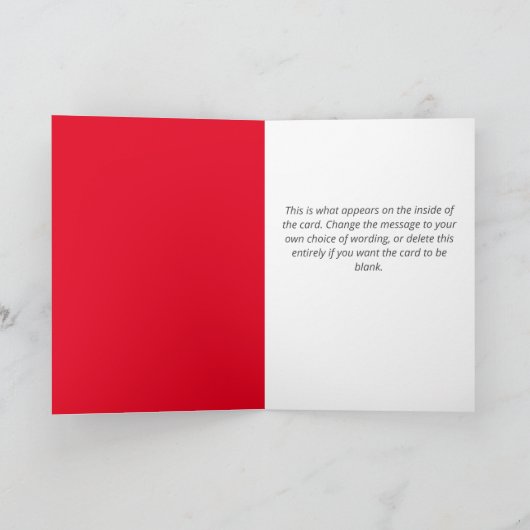 Carte Santa Clause QR Code Design Funny Christmas Card (Intérieur)