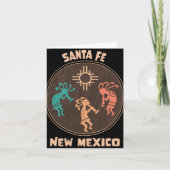 Carte Santa Fe New Mexico Kokopelli Vacation Souvenir (Devant)