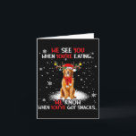 Carte Santa Golden Retriever Reindeer Light Christmas Pa<br><div class="desc">Santa Golden Retriever Reindeer Light Christmas Pajama</div>