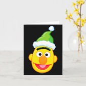 Carte Santa Hat Bert  (Fleur jaune)