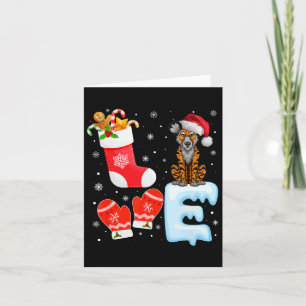 Carte Santa Hat Noël Stocker Vacances Afrique sauvage