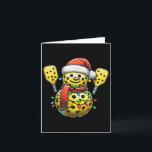 Carte Santa Hat Snowman Family Matching Ckleball Christm<br><div class="desc">Santa Hat Snowman Family Matching Ckleball Christmas Light</div>