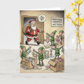 Carte Santa Knows 'The Secret' (Fleur jaune)