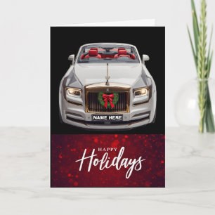 Carte Santa-Mobile Joyeuses Fêtes de Noël Personnalisé d