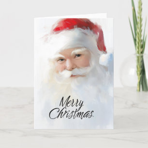 Carte Santa Noël lumineux