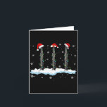 Carte Santa Oboe Christmas Lights Funny Oboe Lover<br><div class="desc">Santa Oboe Christmas Lights Funny Oboe Lover</div>