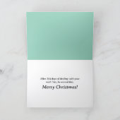 Carte Santa Off Duty (Intérieur)