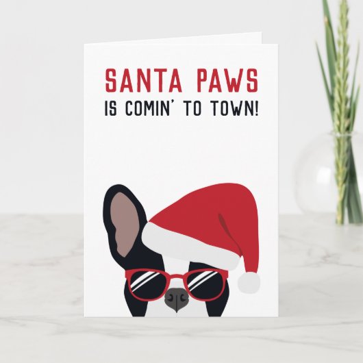 Carte Santa Paws (Devant)