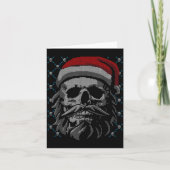 Carte Santa Skull Ugly Christmas Santa Lover Y Christmas (Devant)