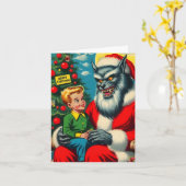 Carte Santa What Big Eyes You Have (Fleur jaune)