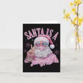 Carte Santas Favori Swifty Joyeux Noël Super Noël (Fleur jaune)