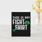 Carte Santé Mentale Mon Chemise De Combat Aware Warrior  (Fleur jaune)
