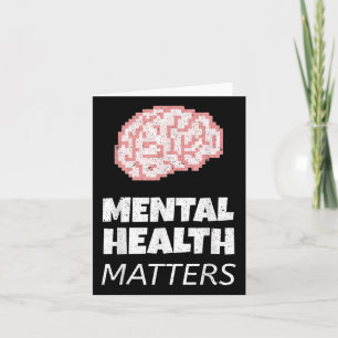 Carte Santé mentale S Sensibilisation Cerveau humain San