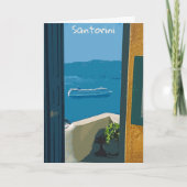 Carte Santorin, Grèce (Devant)