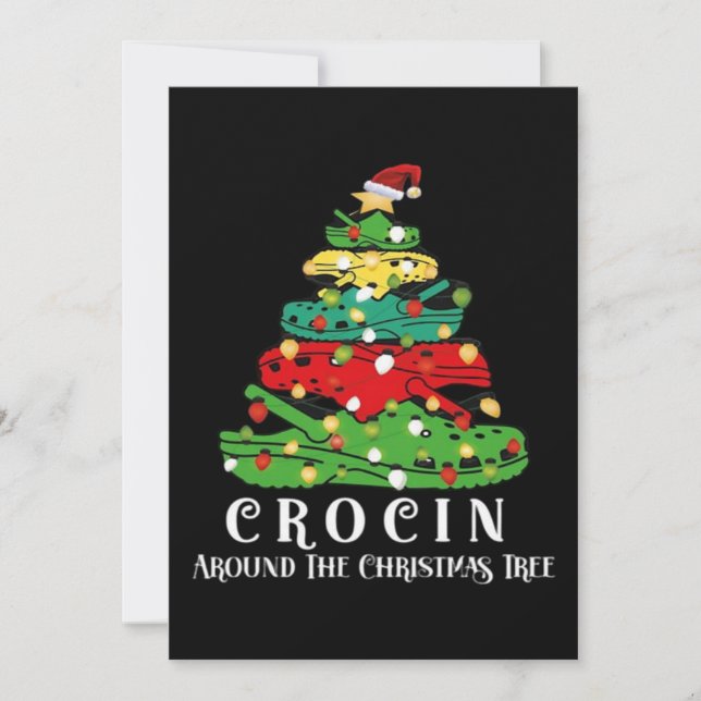 Carte sapin de Noël (Devant)