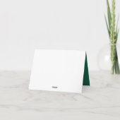 Carte Sapin de Noël  (Dos)